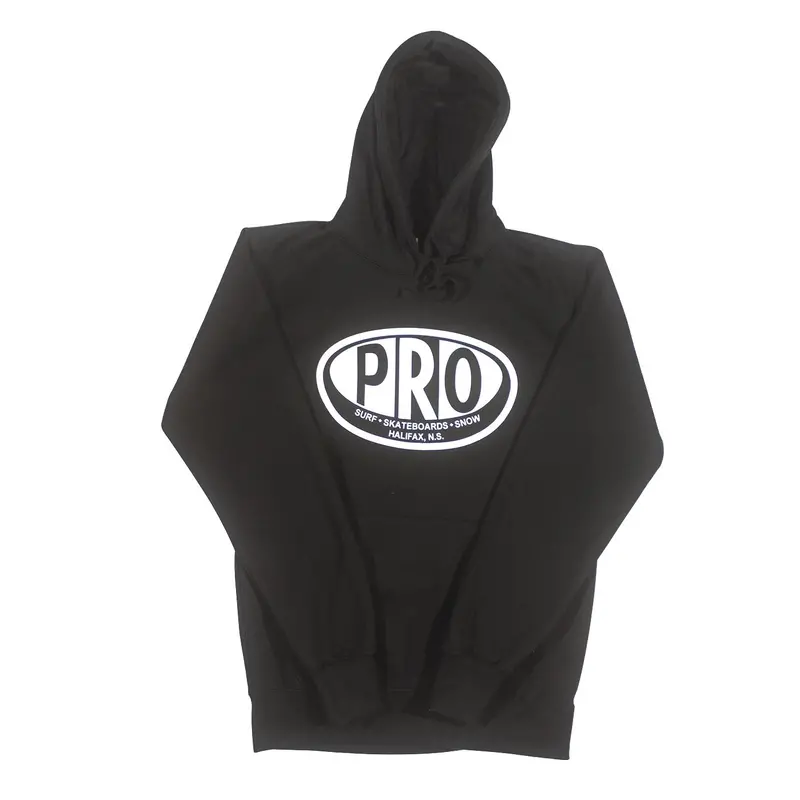 Pro Skates Full Front Proval Hooded Sweater - Black/White 1