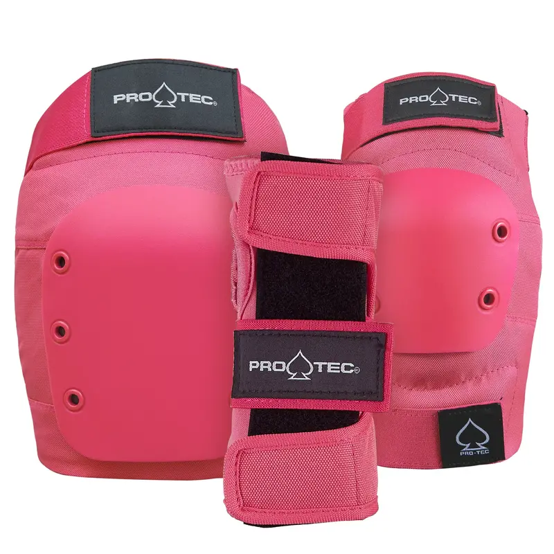 Pro-Tec Junior 3-Pack Pad Set - Pink 1
