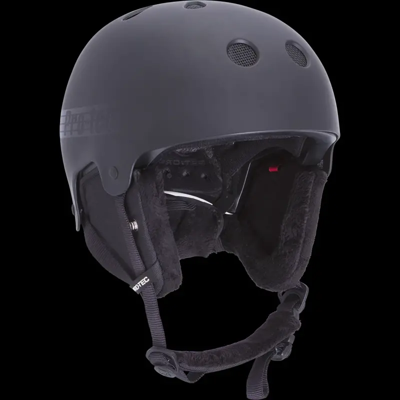 Pro-Tec Old School Snow Mips Helmet - Stealth Black 1