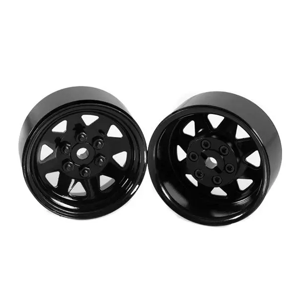 Rc4wd 6 Lug Wagon 1.9 Steel Stamped Beadlock Wheels (Black) 1