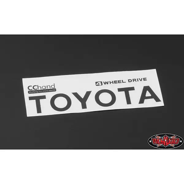 Rc4wd Metal Rear Emblem For Tf2 Mojave Body (Black) 1