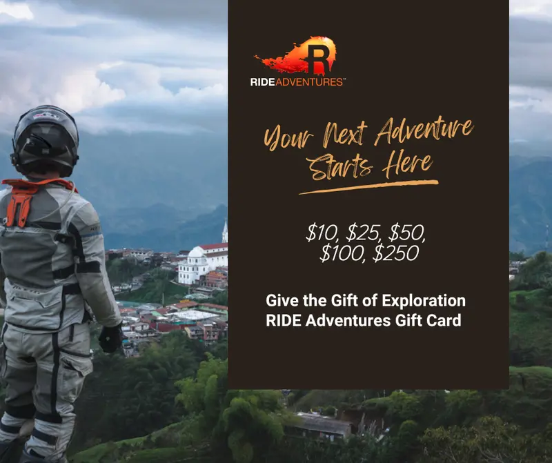 Ride Adventures Gift Card 1