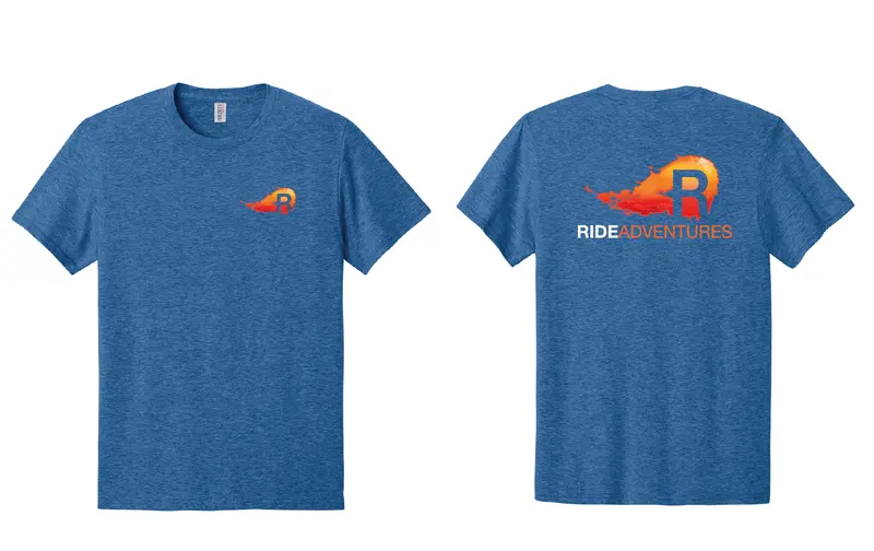 Ride Adventures Og T-Shirt In Royal Heather 1