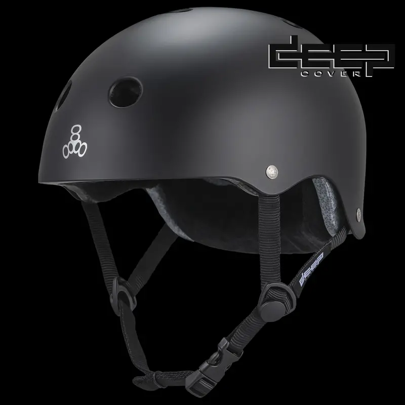 Riple 8 Deep Cover Helmet - Black Matte 1