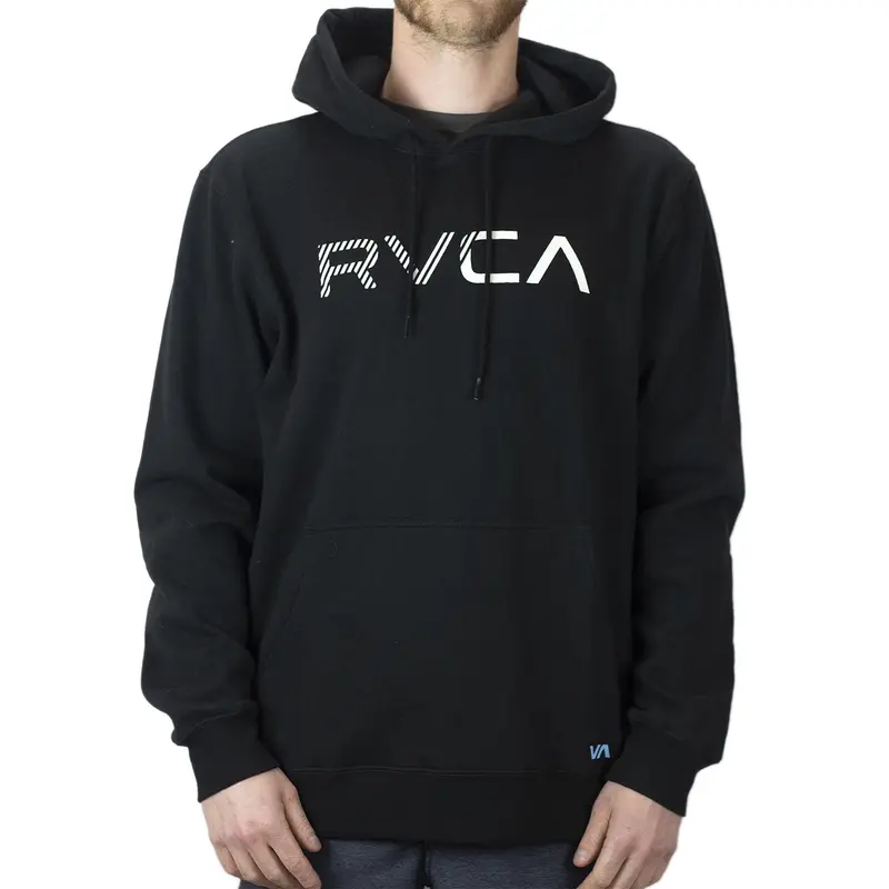 Rvca Scratched Rvca Hoodie - Black 1
