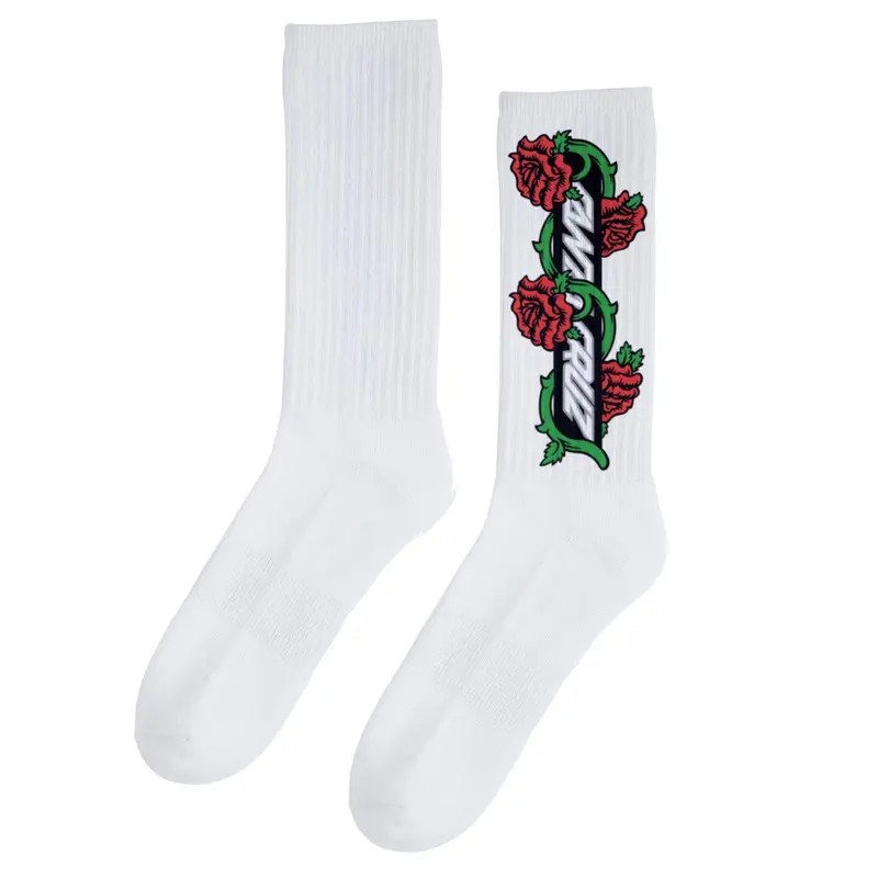 Santa Cruz Crew Socks Dressen Roses Vine 1