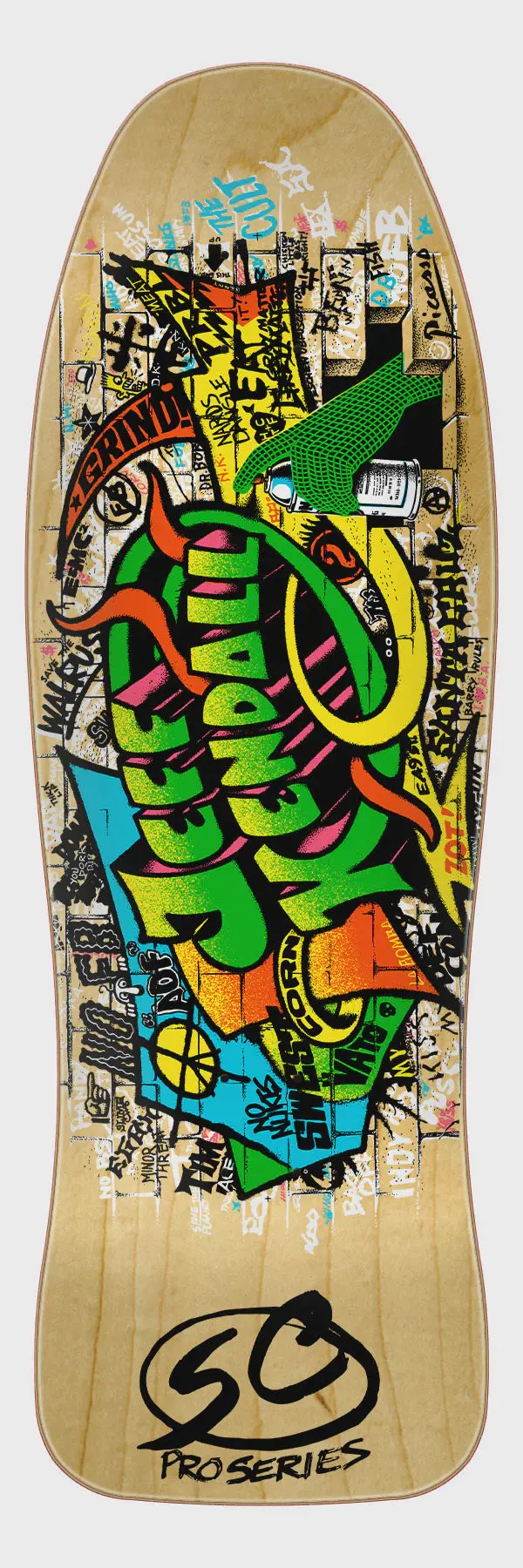 Santa Cruz Kendall Graffiti Reissue Deck 1