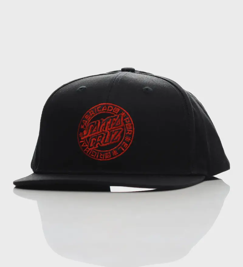 Santa Cruz Loco Dot Snapback Cap - Black 1
