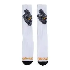 Santa Cruz Slasher Hand Socks - White 1