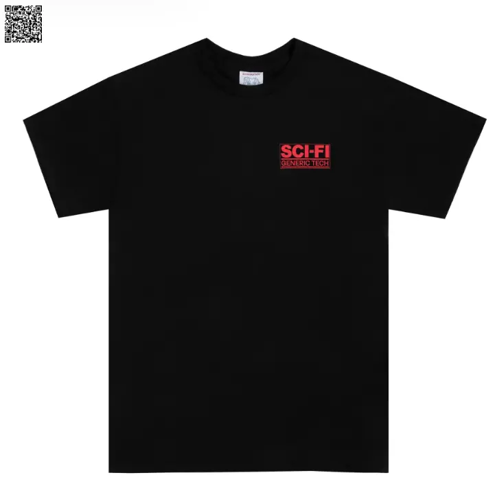 Sci-Fi Fantasy Generic Tech T-Shirt - Black 1