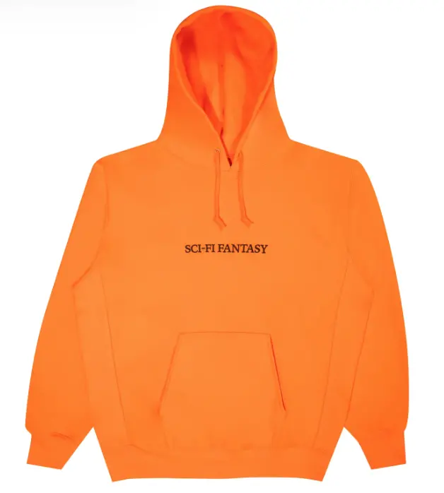 Sci-Fi Fantasy Logo Hooded Sweater - Cantaloupe 1