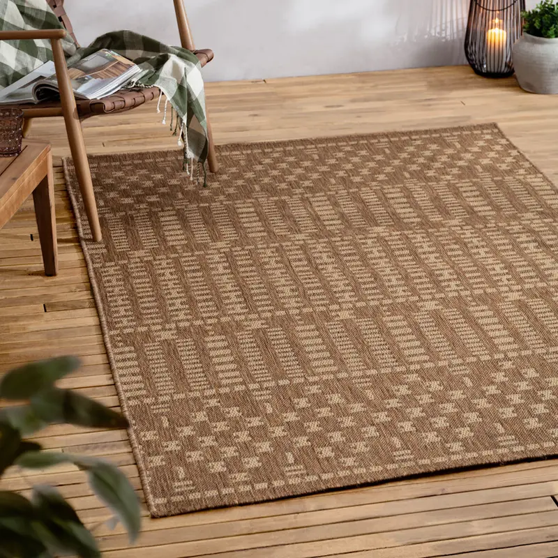 Seagrove Jute Effect Indoor/Outdoor Rug Natural 1