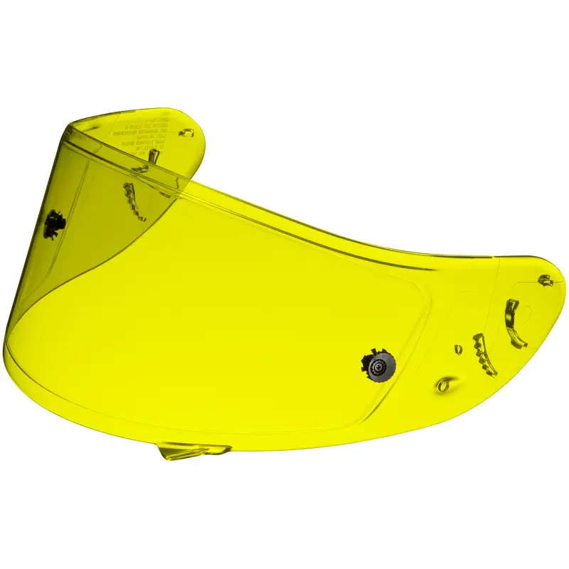 Shoei Cwf-1 Hi-Def Yellow Race Shield With Tear-Off Posts 1