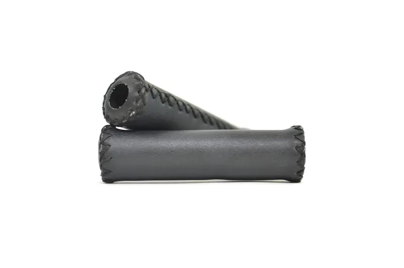 Single Speed Leather Handlebar Grips – Minimalist Bar Cover