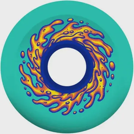 Slime Balls Flame Og Slime 78A Wheels - Aqua Green 1