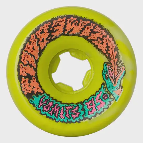 Slime Balls Snake Vomits 95A Wheels - Green/White Swril 1