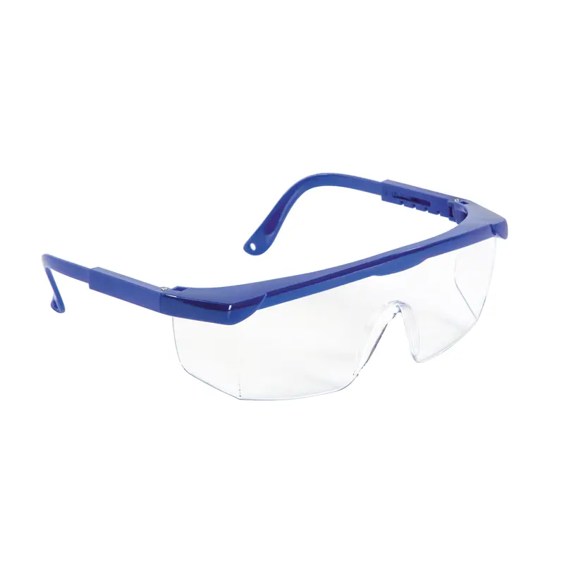 Snow Joe + Sun Joe Protective Safety Glasses/Goggles With Adjustable Frame, Meets Ansi Z81.7 Standard, Blue 1
