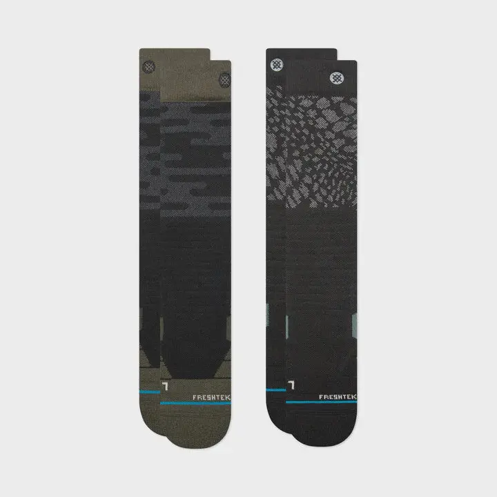 Stance Black Diamond 2 Pack Snow Socks - Black 1