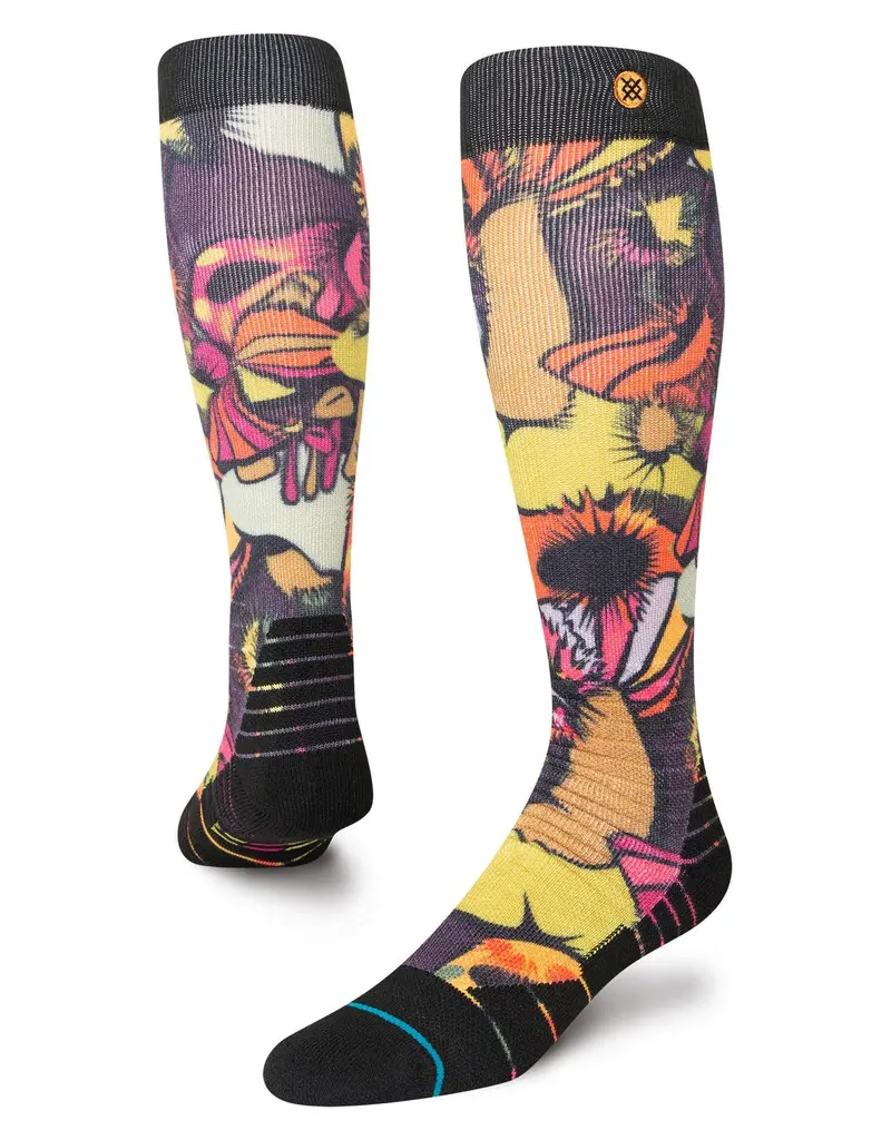 Stance Mushies Snow Sock - Maroon 1