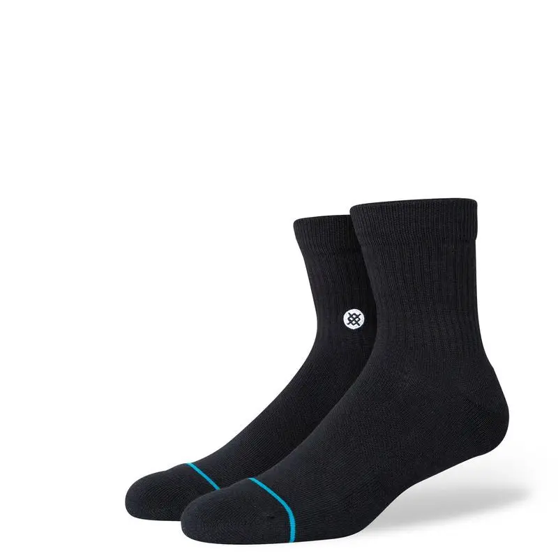 Stance Stp Icon Qtr Sock - Black 1