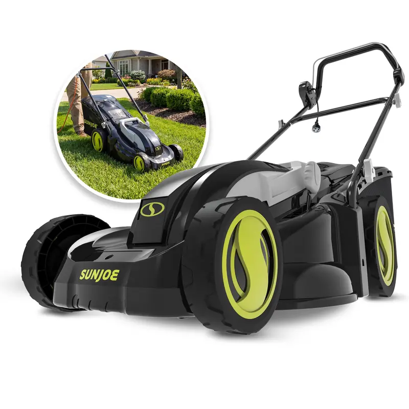 Sun Joe Electric Lawn Mower + Mulcher | 17 Inch | 13 Amp | 7-Position 1