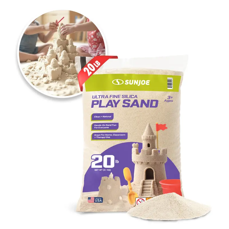 Sun Joe Ultra Fina Silica Play Sand | 20-Lb. Bag 1
