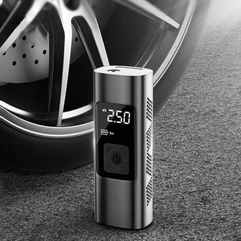 Taptes Portable Tire Pump With Led Light For Tesla Model Y/3/S/X 1