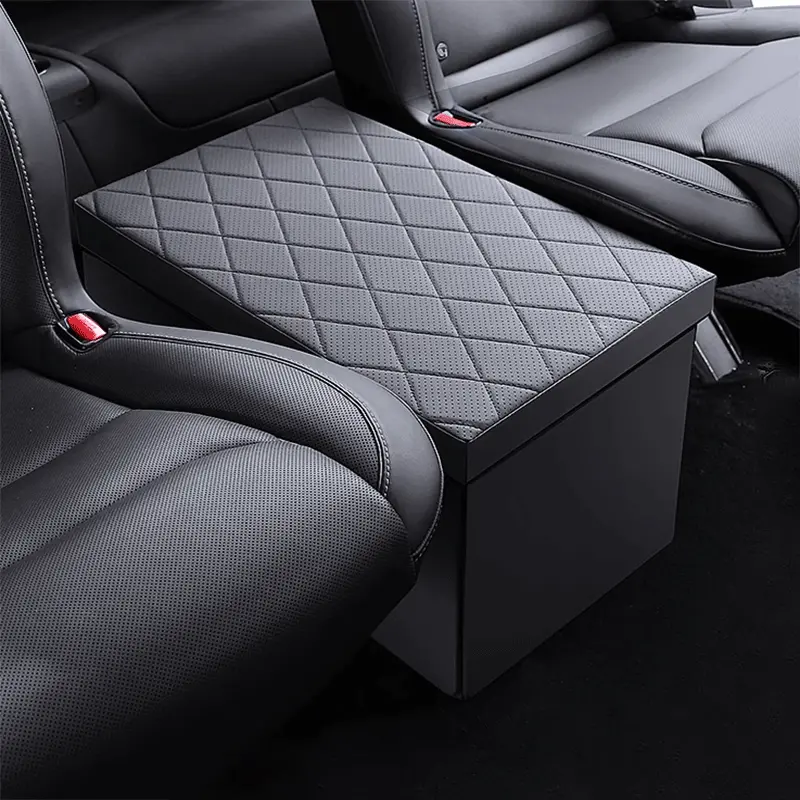 Taptes® Second Row Seat Middle Storage Box For Tesla Model X 2023-2026 1