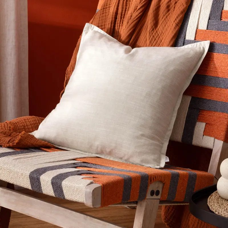 Torresman Cotton Slub Cushion Natural 1