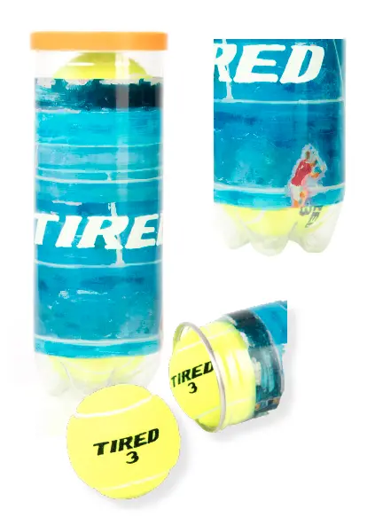 Tried Tennis Ball Canister (3 Balls) 1