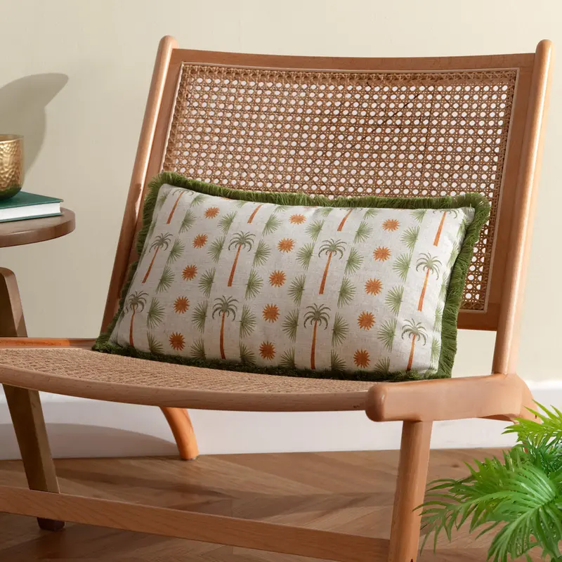 Tropicala Palm Printed Cushion Multicolour 1