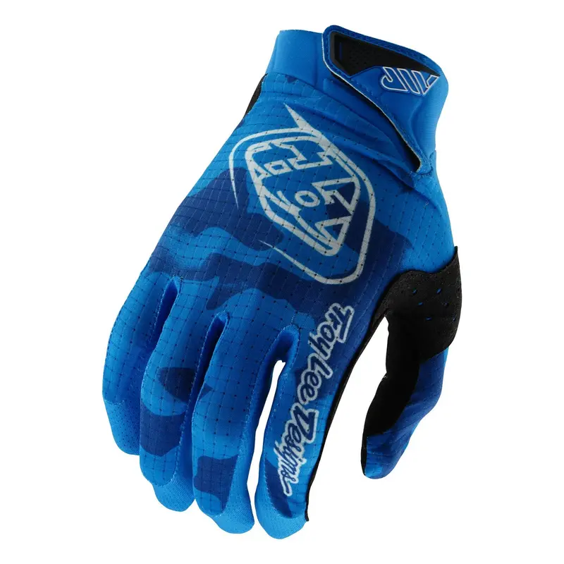 Troy Lee Designs Air Blotted Off Road Gloves Bright Blue 1