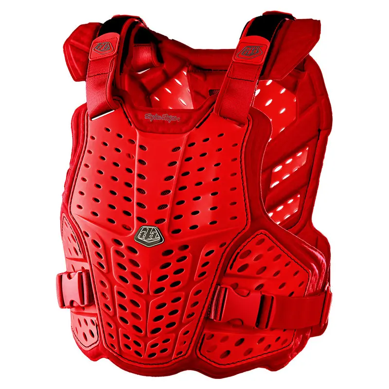 Troy Lee Designs Youth Rockfight Chest Protector Solid Red 1