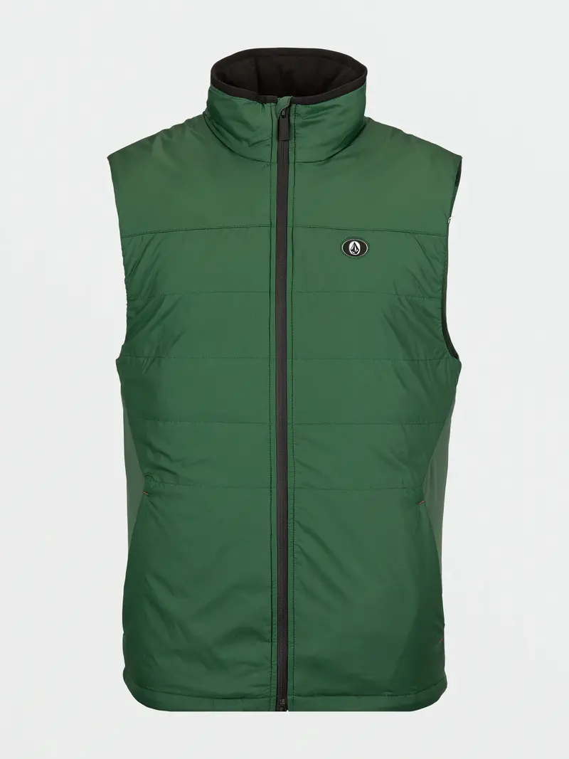 Volcom 2023 Utility Puff Vest - Military Green 1