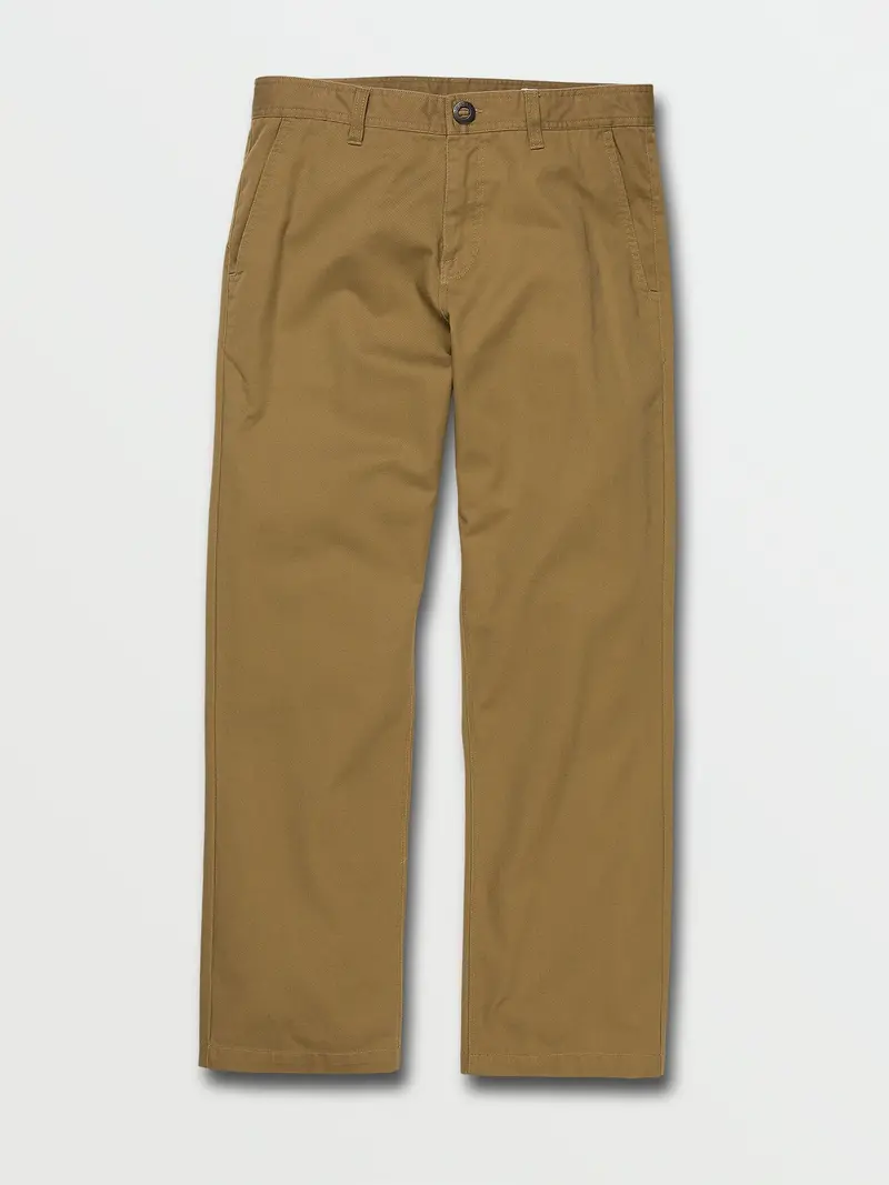 Volcom Frickin Skate Chino Pant - Dark Khaki 1