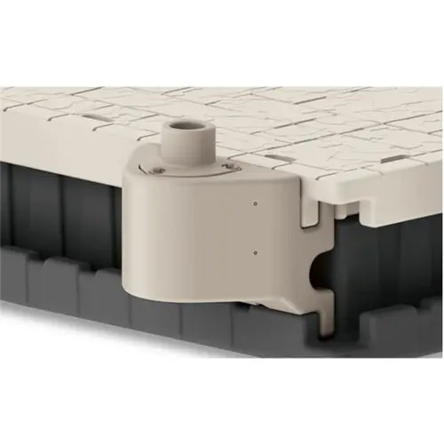 Wave Armor - Post Attachment Utility Channel 4 Inch Pebble Beach Wave Armor 1