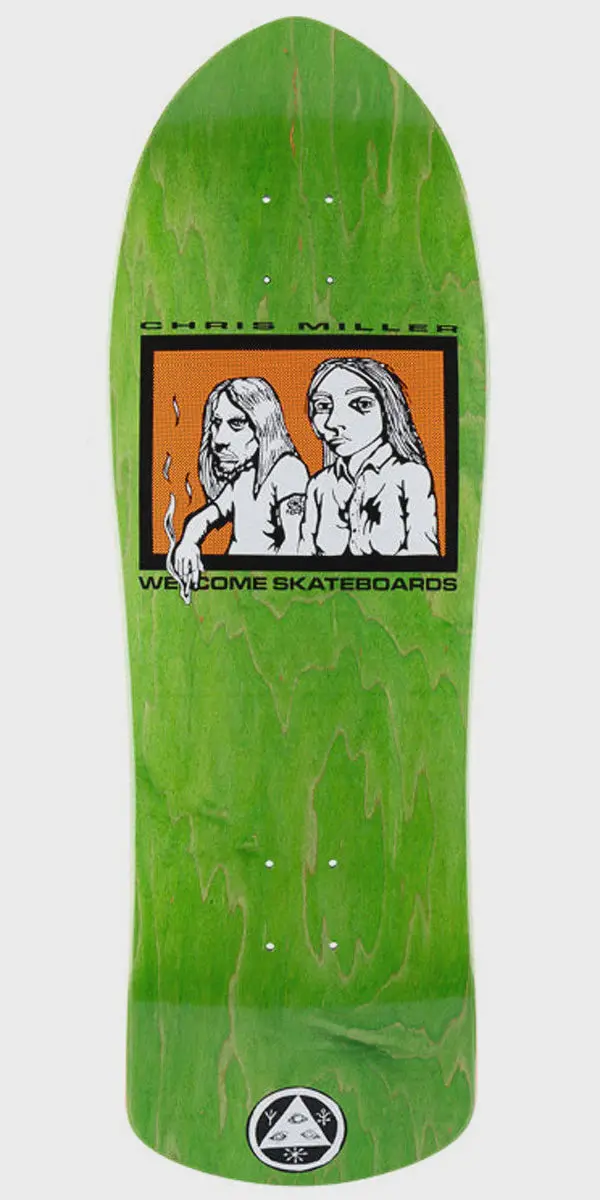 Welcome Miller Couple Crossbone Deck - Yellow 1