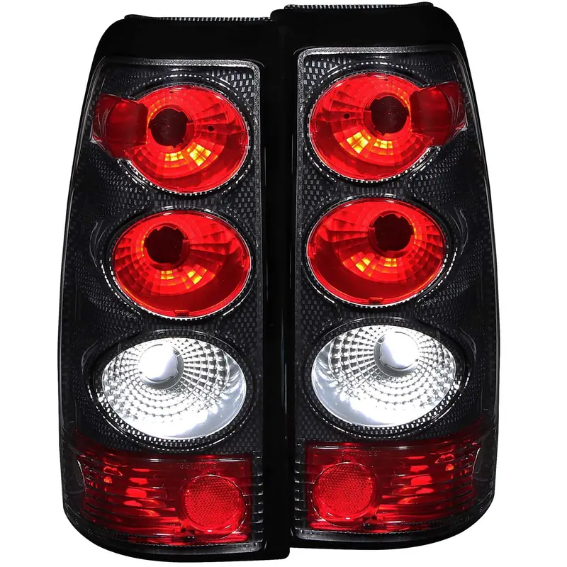 Anzo Usa 211021 Tail Light Assembly – Clear/Red Lens With Carbon-Fiber Housing (Pair) 1