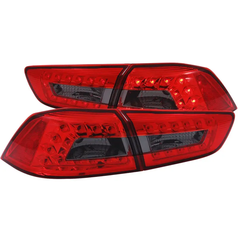 Anzo Usa Led Tail Light Assembly – Red/Smoke Lens With Reflectors, Sold As Pair 1