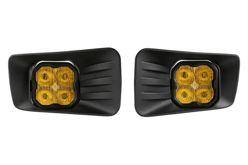 Diode Dynamics Ss3 Pro Yellow Sae-Certified Led Fog Light Kit (Type Ch) 1