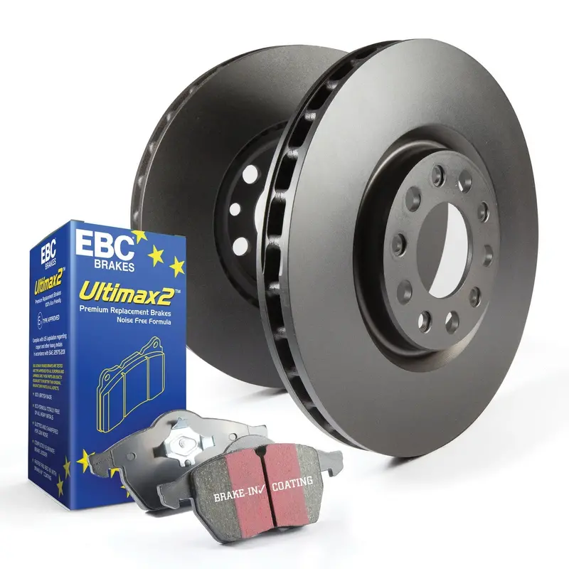 Ebc S20K1033 Ultimax Brake Kit With Standard Plain Rotors 1