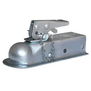Husky Towing Strait Hitch Ball Mount – 2.5-Inch Wide, 3,500 Lb Capacity, Raw Finish 1
