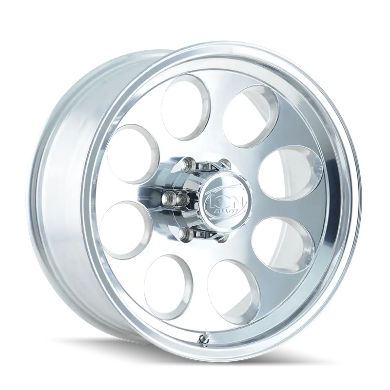 Ion 171-6185P Polished 16X10 Alloy Wheel – 5X139.7 Bolt Pattern, -38Mm Offset, 108Mm Bore 1