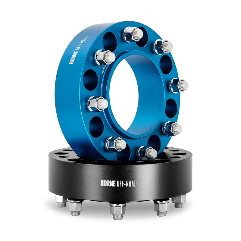 Mishimoto Bnws-006-500Bk Black Anodized Wheel Spacers – 8X165.1, 121.3Mm Bore, M14X1.5, 50Mm Thickness 1