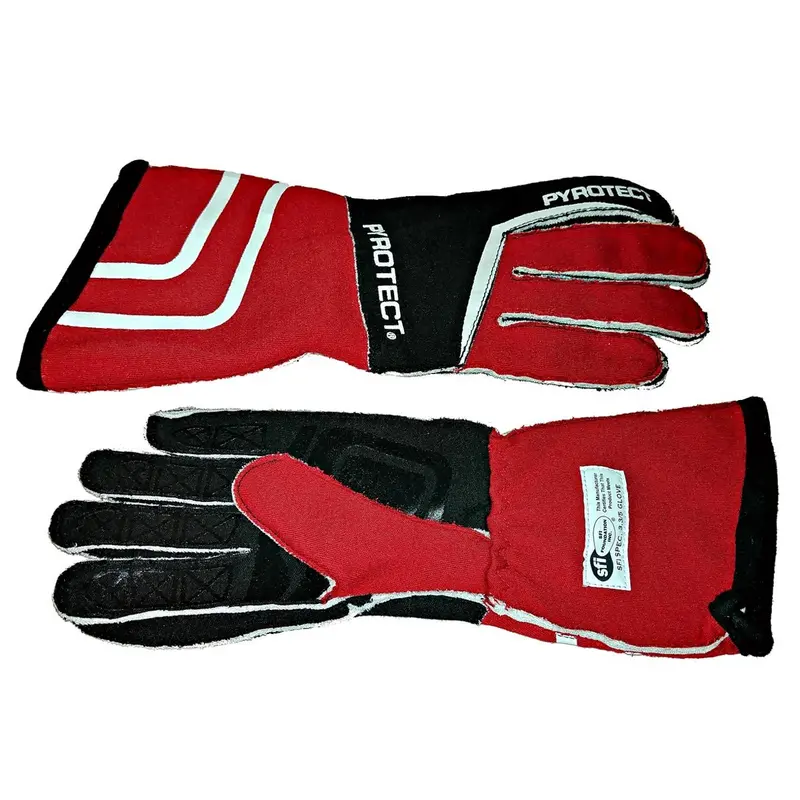 Pyrotect Gs240320 Sport Glove – Dual-Layer Black/Red Sfi 5.0 Certified Racing Glove (Medium) 1