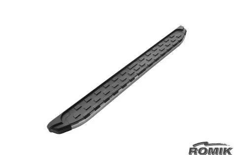 Romik Rec-Tp Polished Running Boards For 1999–2018 Chevrolet Silverado Crew Cab 1