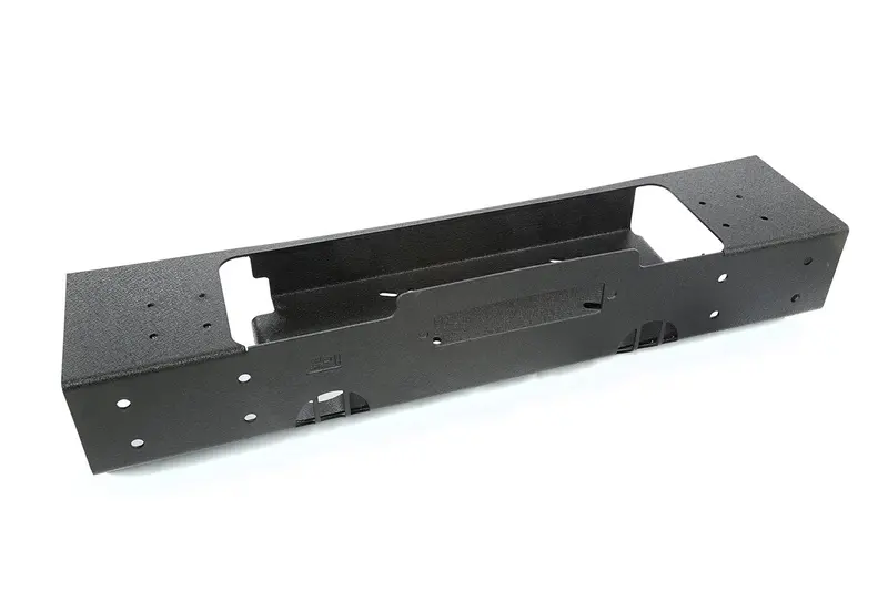 Rugged Ridge 11540.08 Xtreme Heavy-Duty Steel Front Bumper – Includes Winch Mount, No D-Rings 1