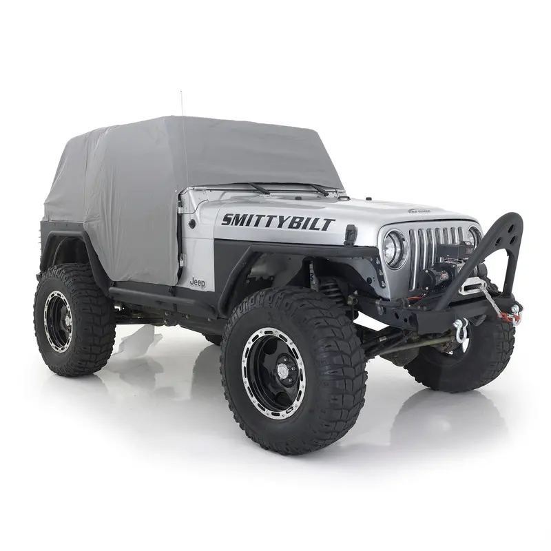 Smittybilt 1061 Gray Cab Cover With Door Flaps For 1992–2006 Jeep Wrangler Yj/Tj/Lj 1
